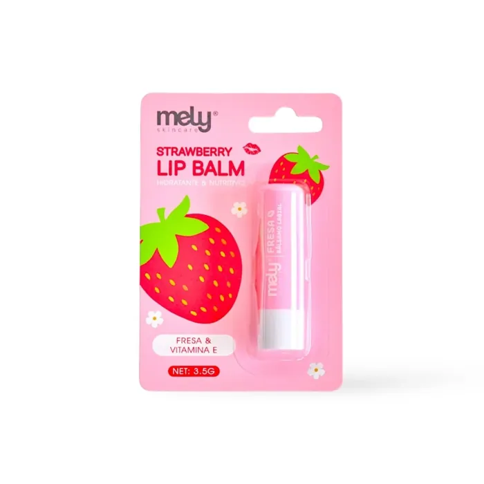 Balsamo Labial Lip Gloss Strawberry Hidratación Fresa