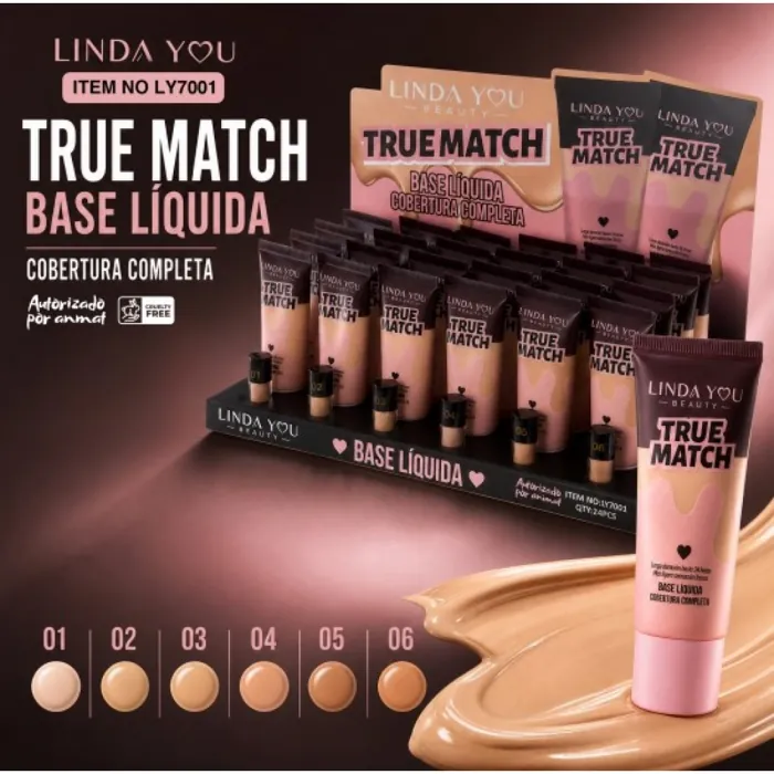 Base Liquida Cobertura Completa True Match