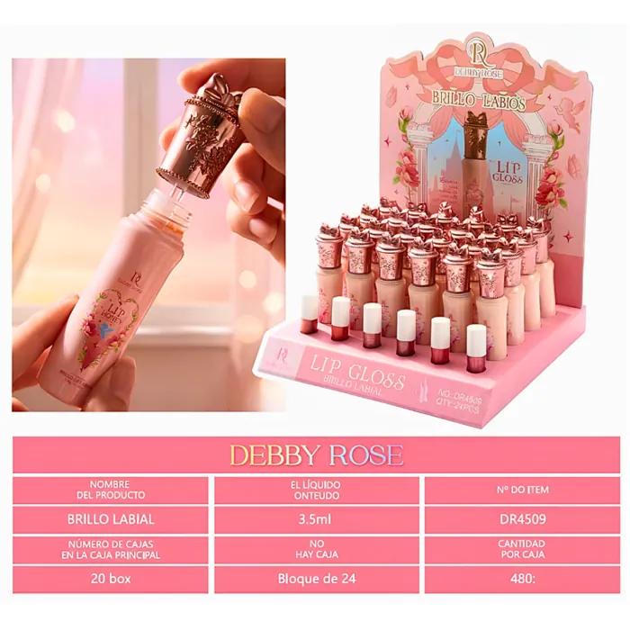 Brillo Labial Brillante con Color Lip Gloss