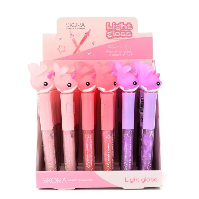 Brillo Labial con Luz Infantil