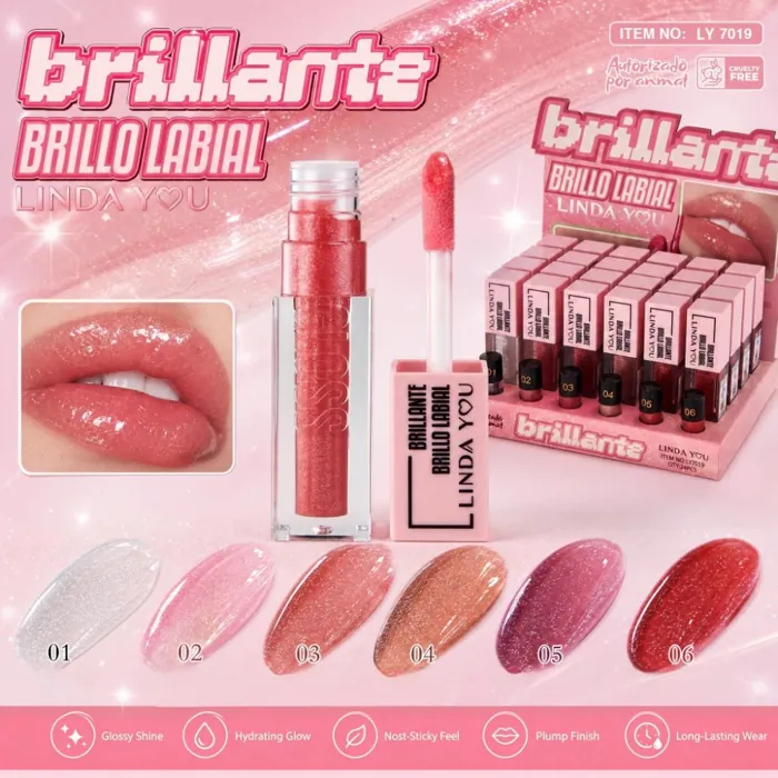 Brillo Labial Gloss Shiny Lip Glaze