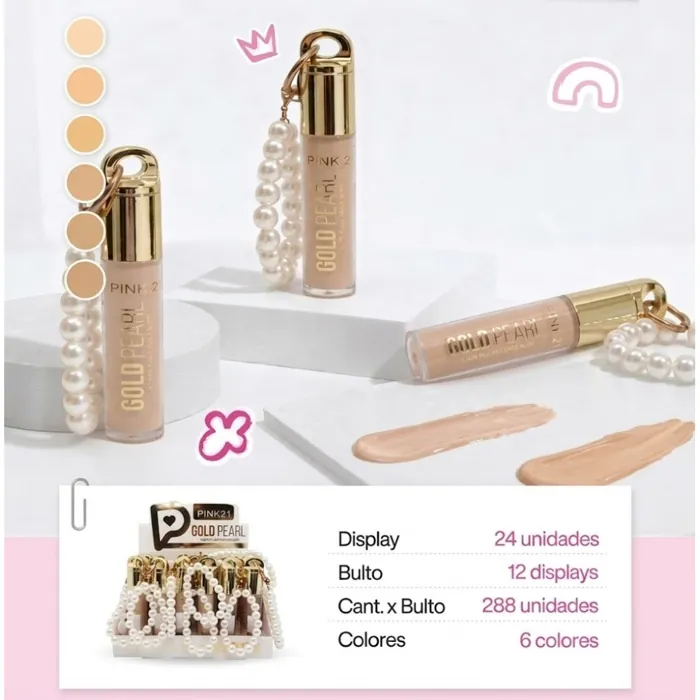Corrector Camuflaje Gold Pearl Full Cover