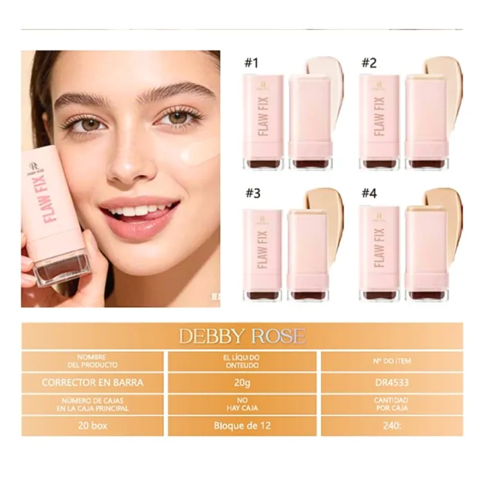 Corrector en Barra con Brocha Flaw Fix