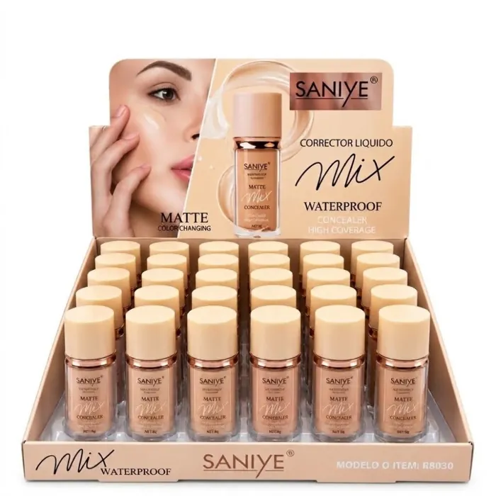 Corrector Liquido Mix Alta Cobertura Waterproof