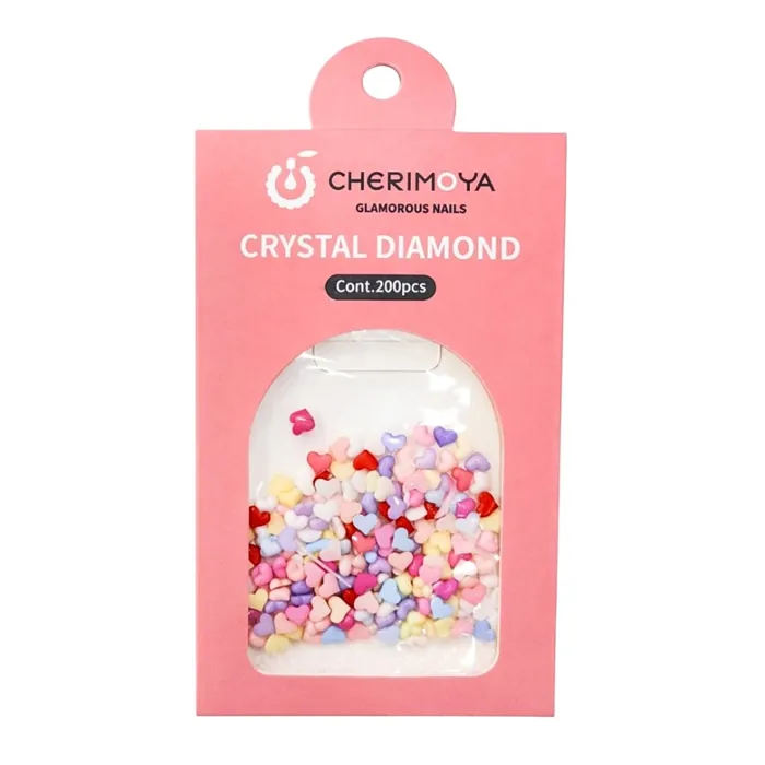 Dijes Strass de Corazones 200 pcs