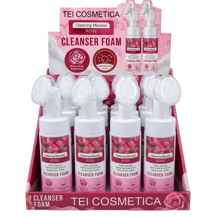 Espuma Limpiadora Facial de Rosas 160 ml