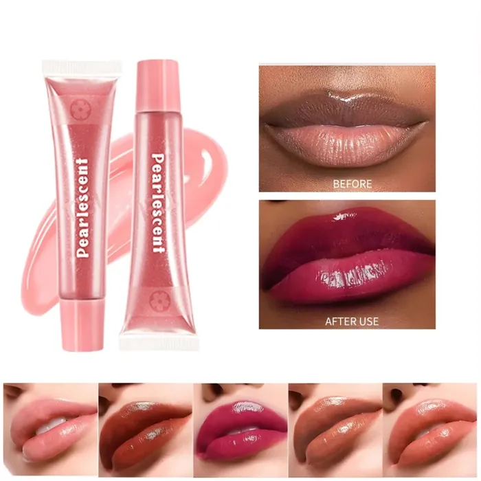 Labial Gloss Color y Brillo Pearlescent