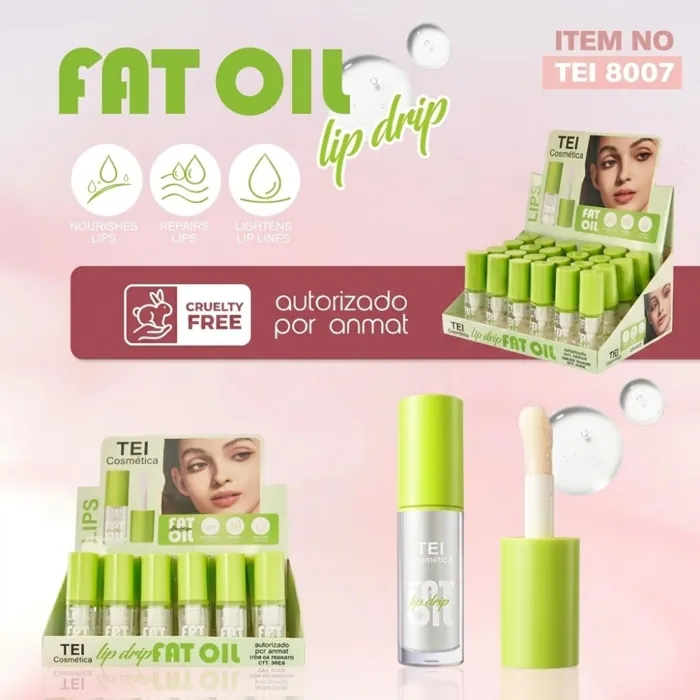 Labial Lip Drip Fat Oil Hidratante Aplicador