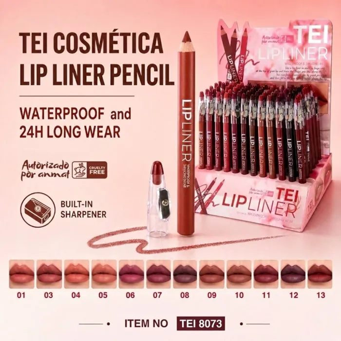 Lapiz Delineador de Labios con Sacapuntas