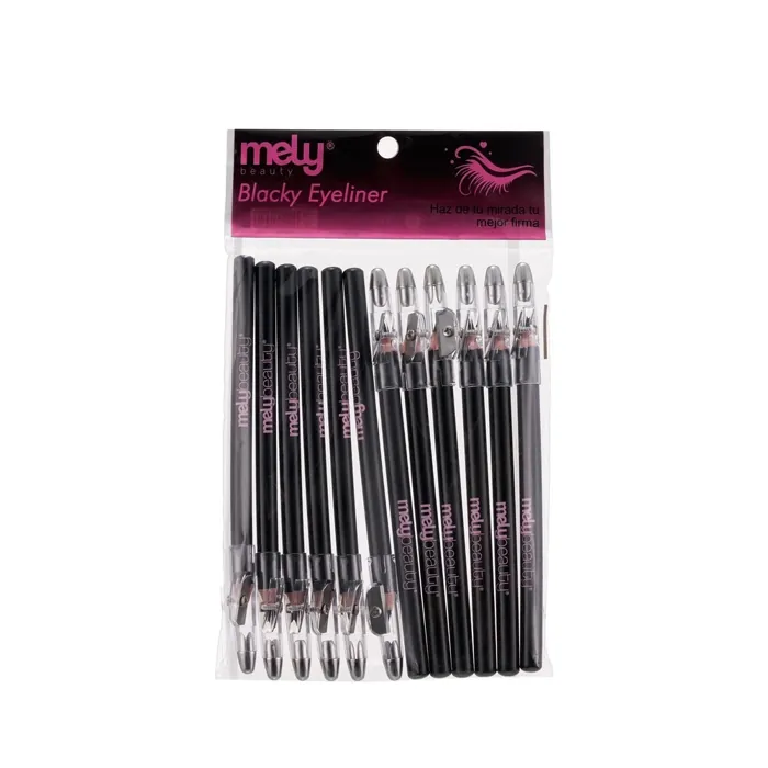 Lápiz Delineador Blacky Eyeliner Negro con Sacapuntas