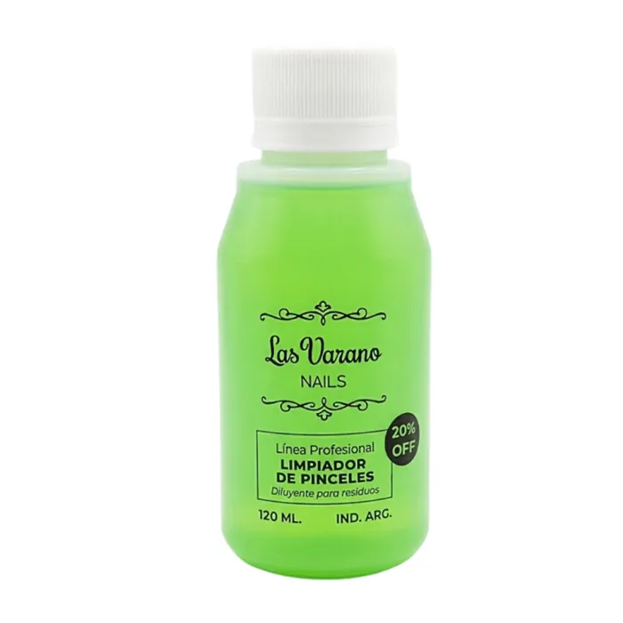 Limpiador de Pinceles 120 ml Uñas