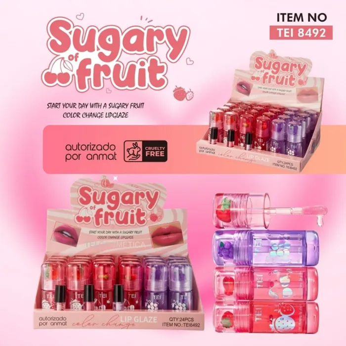 Lip Oil Gloss Juicy Sugar Fruit Brillo Labial Maquillaje