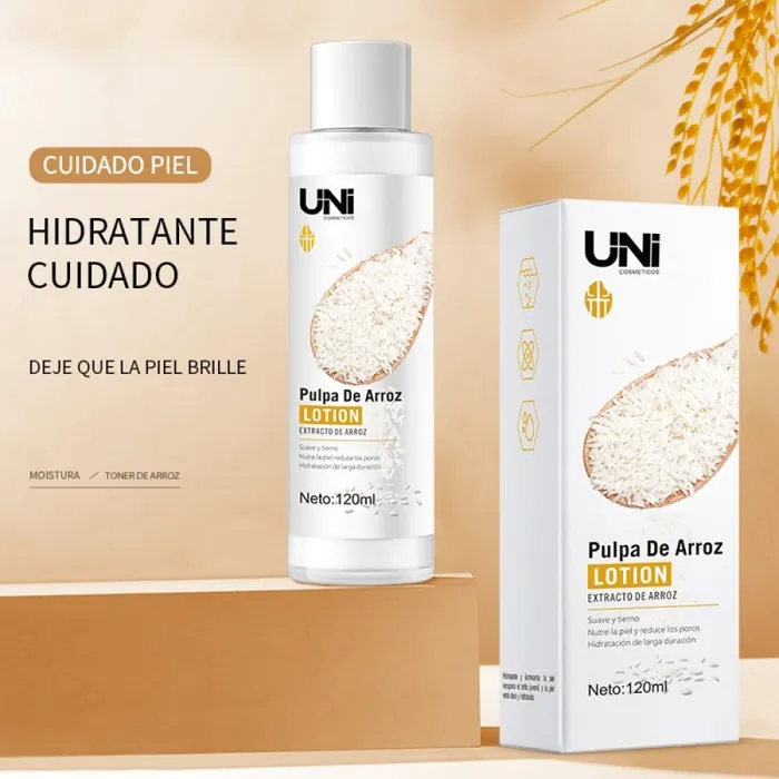 Locion Facial Pulpa de Arroz Hidrata y Humecta 120 ml