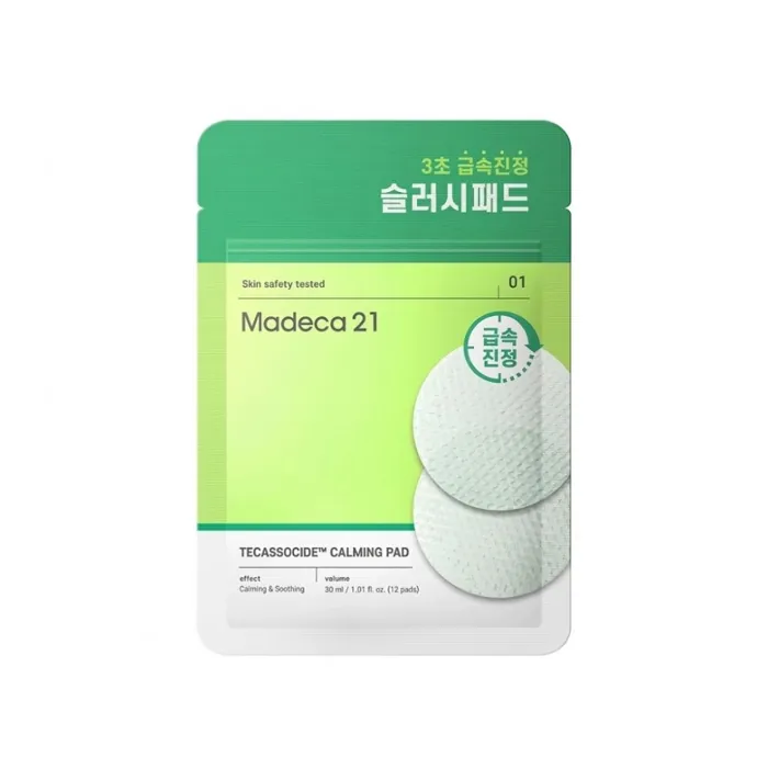 K-beauty Tecasoside Calming Pads Calmantes