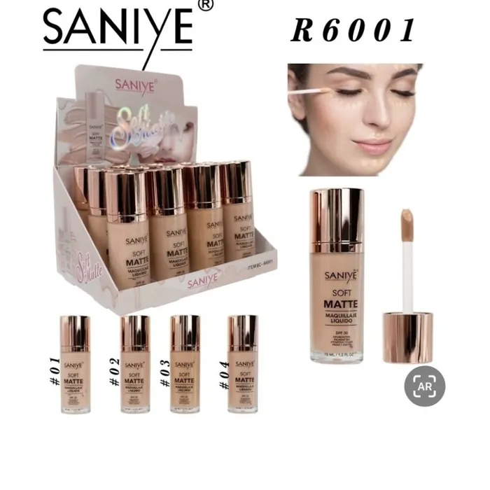 Maquillaje Liquido Soft Matte para Base o Corrector
