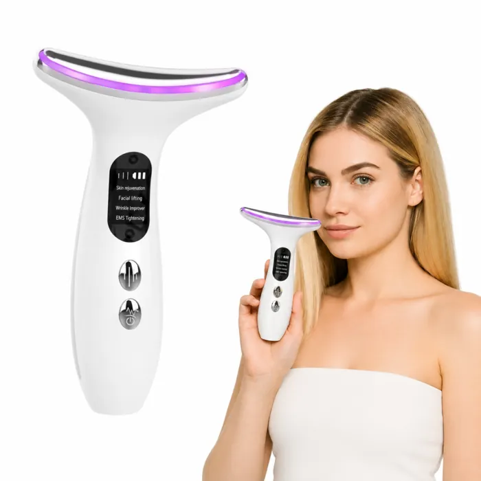 Masajeador Delfin Fototerapia 3led Antiarruga Cuello