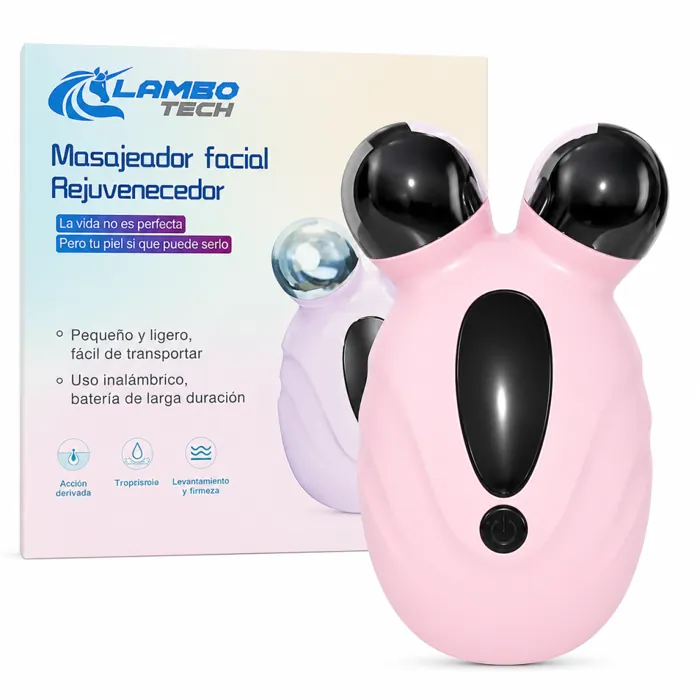 Masajeador Facial con Microcorriente Antiarruga Recargable