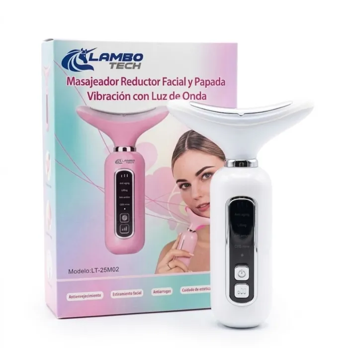Masajeador Reductor Facial y Papada Vibracion Lambotech