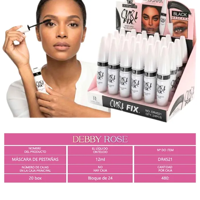 Mascara de Pestañas Curly Fix Negro