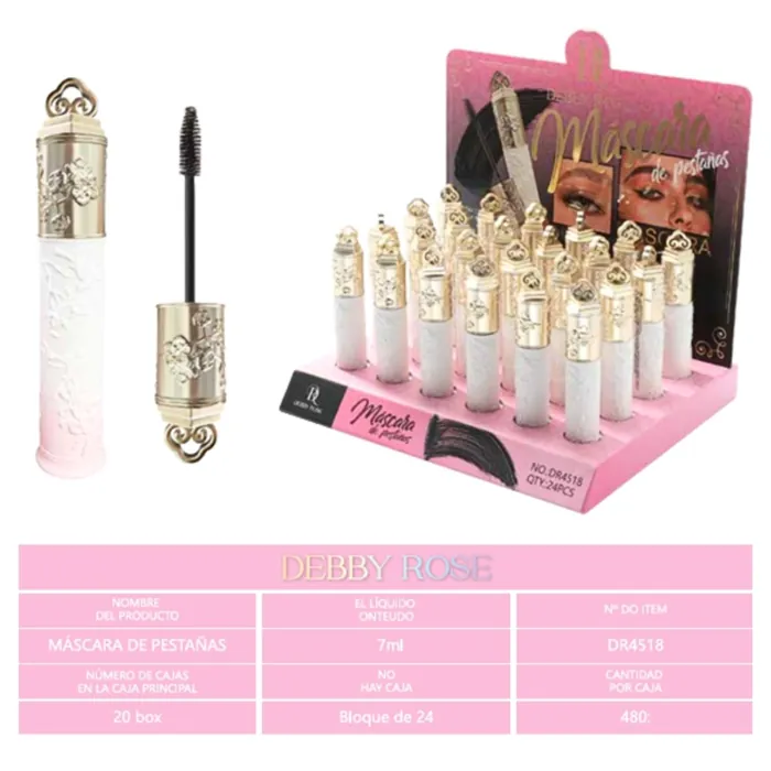 Mascara de Pestañas Volumen + Rizado Waterproof
