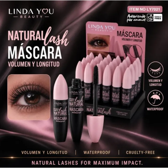 Mascara de Pestañas Waterproof Lash Natural