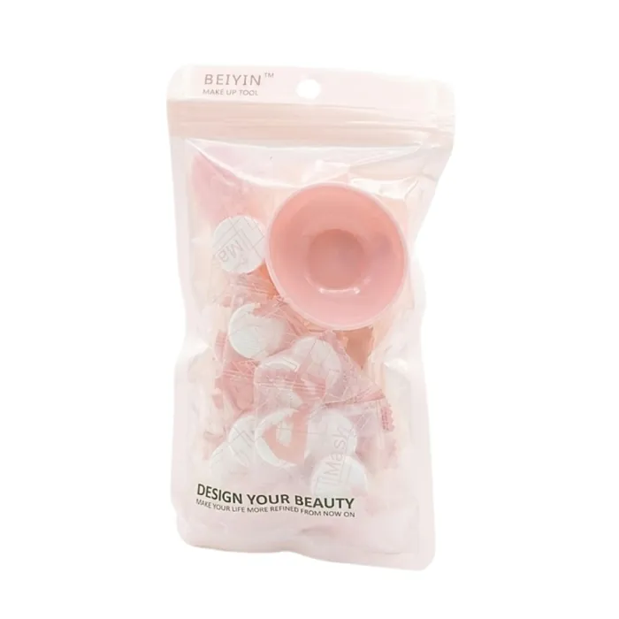 Mascarilla Comprimida x10 con Bowl y Espatula Beiyin