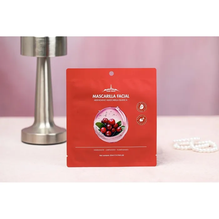 Mascarilla Facia Fibra Vegetal Arandano