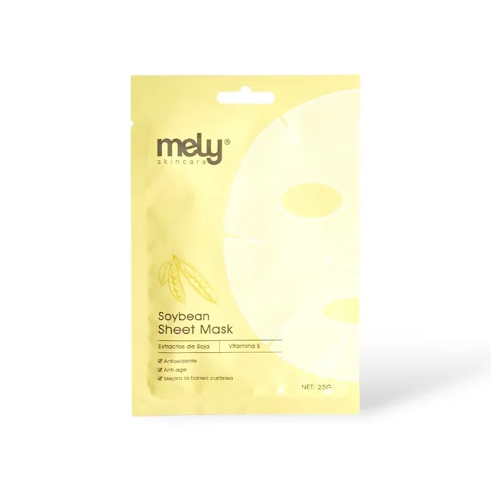 Mascarilla Facial Anti Age Vitamina E y Extracto de Soja
