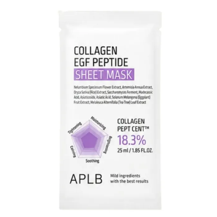 Mascarilla Facial Collagen EGF Peptide Sheet Mask