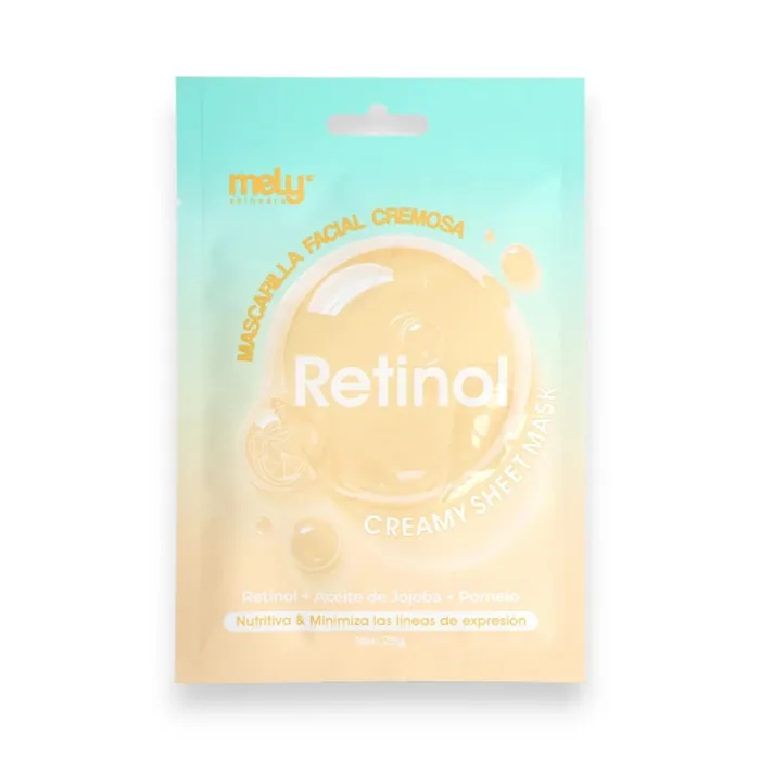 Mascarilla Facial Cremosa Nutritiva Retinol y Polemo