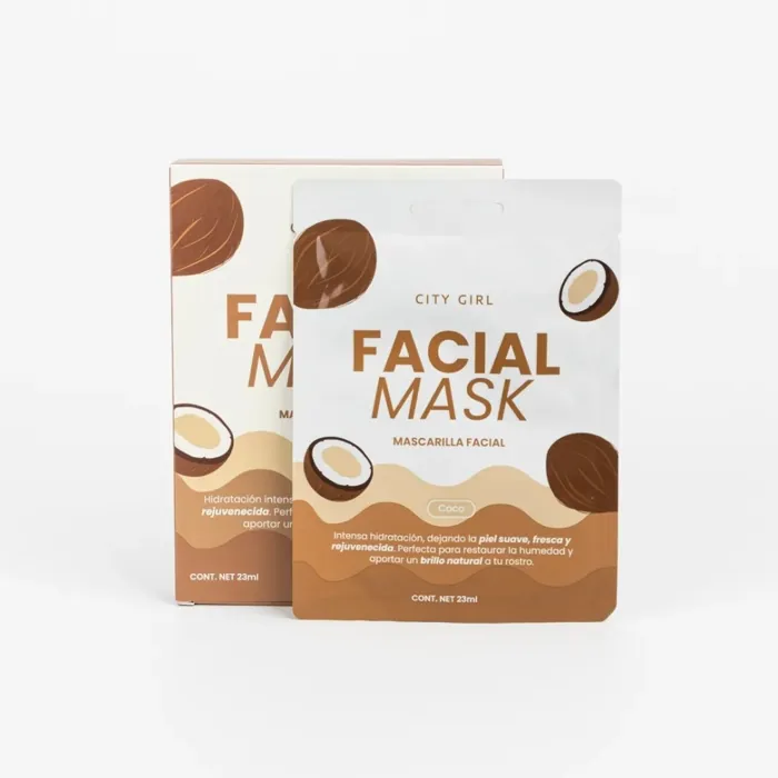 Mascarilla Facial de Coco