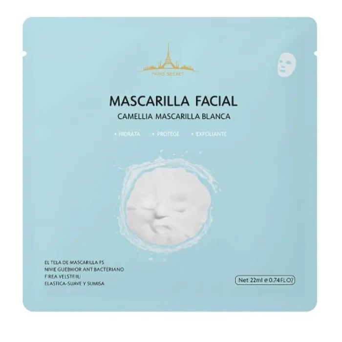 Mascarilla Facial Fibra Vegetal Camellia