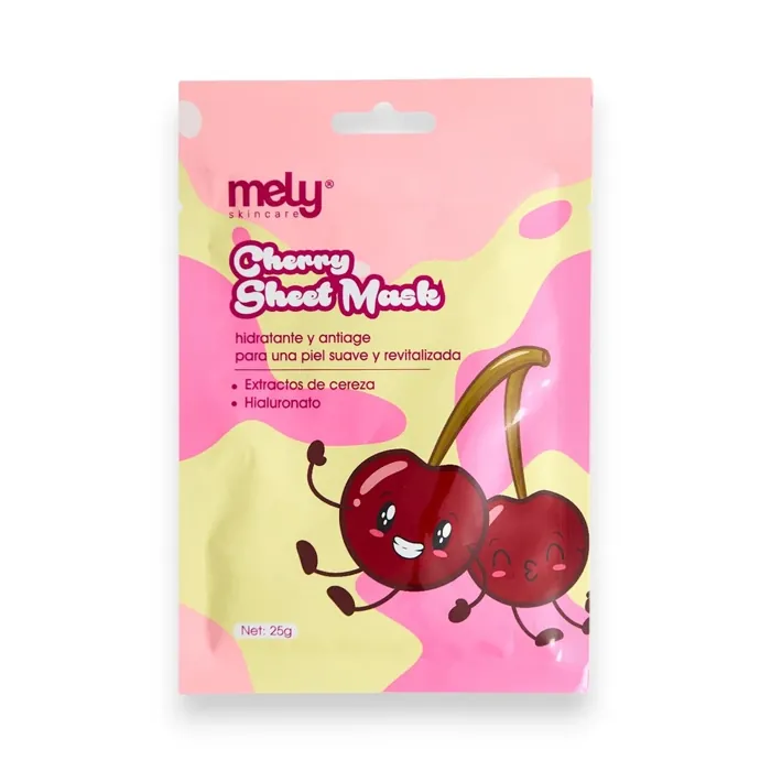 Mascarilla Facial Hidratante Cherry Nutritiva Cuidado