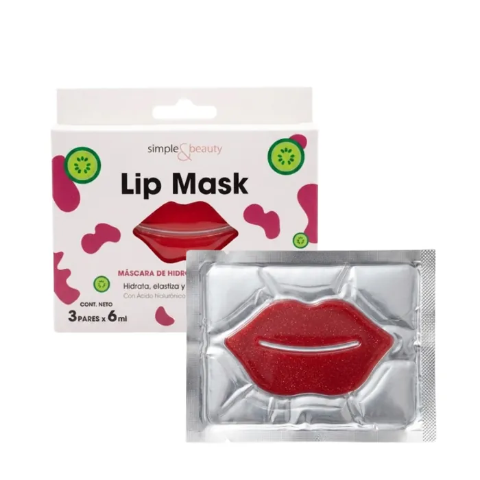Mascarilla para Labios Simple&beauty x3
