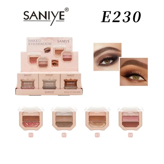 Mini Paletas de Sombras 3 Tonos Matte y Satinados