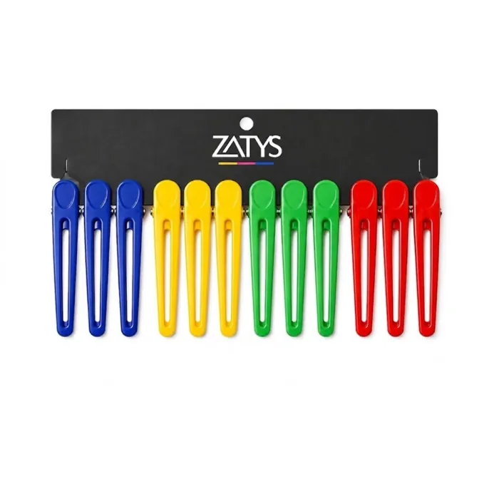 Pack 12 Pinzas Multicolor para el Cabello Peinados
