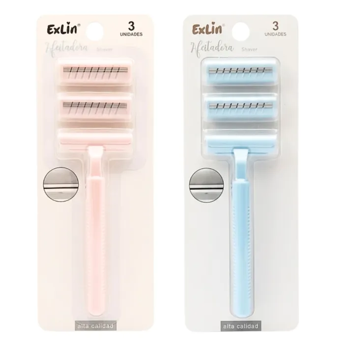 Pack x4 Maquinitas de Afeitar Rasuradora Wetell Doble Filo