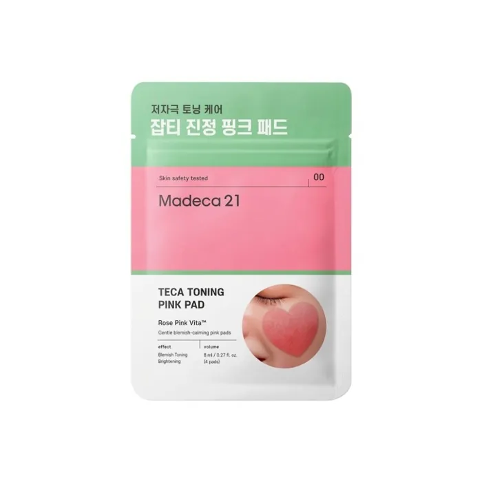 Pads Faciales Iluminadores Teca Toning Pink Pad