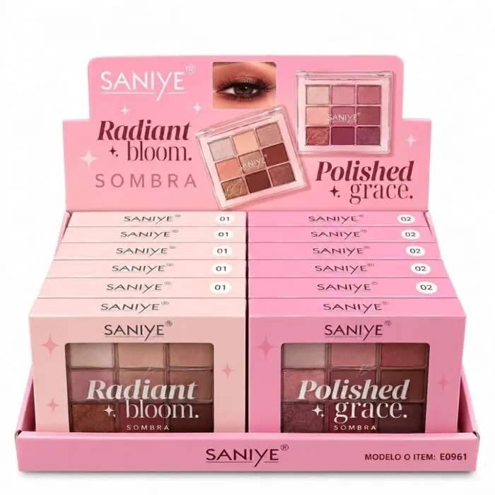 Paleta de Sombras 9 Tonos Radiant Bloom