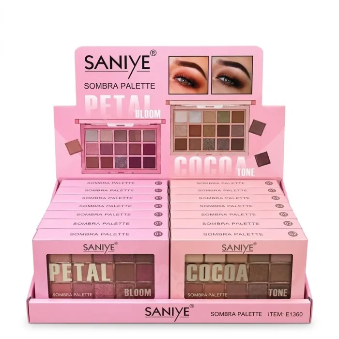 Paleta de Sombras de Ojos 15 Tonos Maquillaje