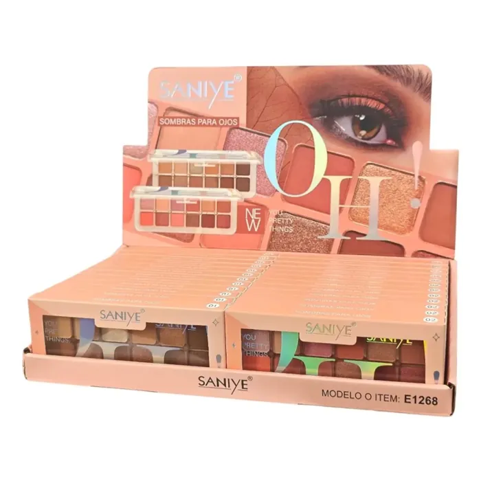 Paleta de Sombras para Ojos Maquillaje 12 Colores