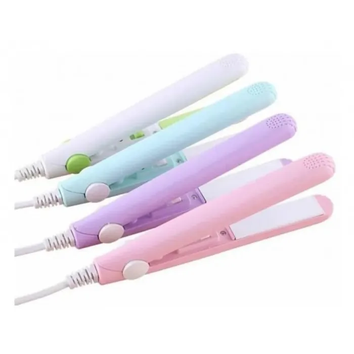 Planchita Mini para Flequillo Pelo para Cartera Viaje