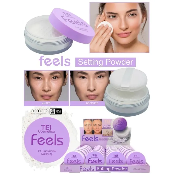 Polvo Traslucido Matificante Feels Setting Powder