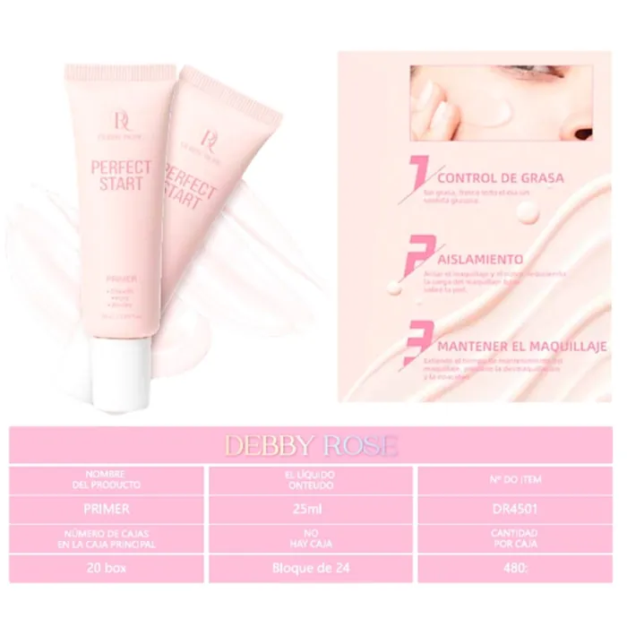 Primer Cebador Prebase para Maquillaje Liquido