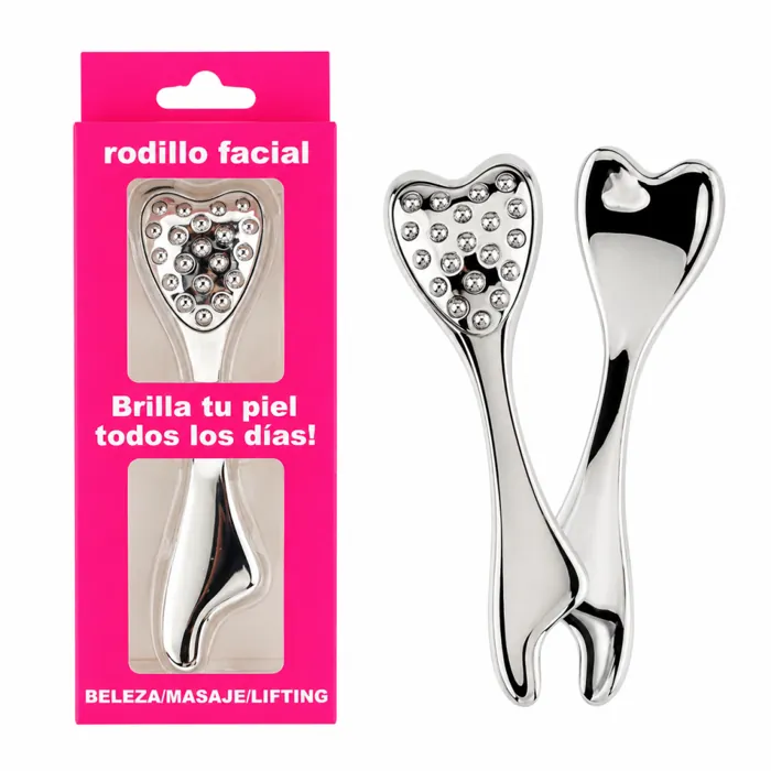 Rodillo Masajeador Facial Corporal 3 en 1 Cuidado