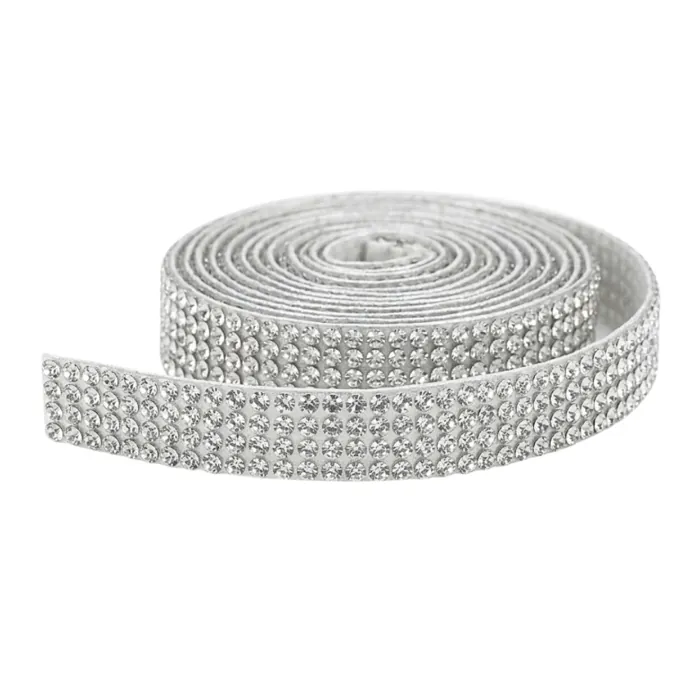 Rollo Tira de Strass Autoadhesivo Chico
