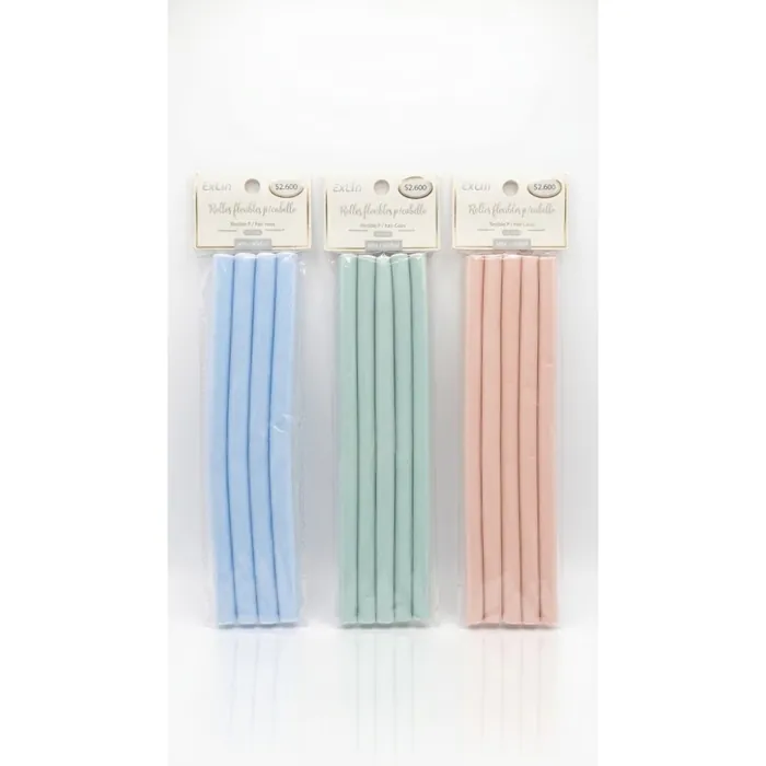 Rollos Flexibles para Cabello Rulero Sin Calor