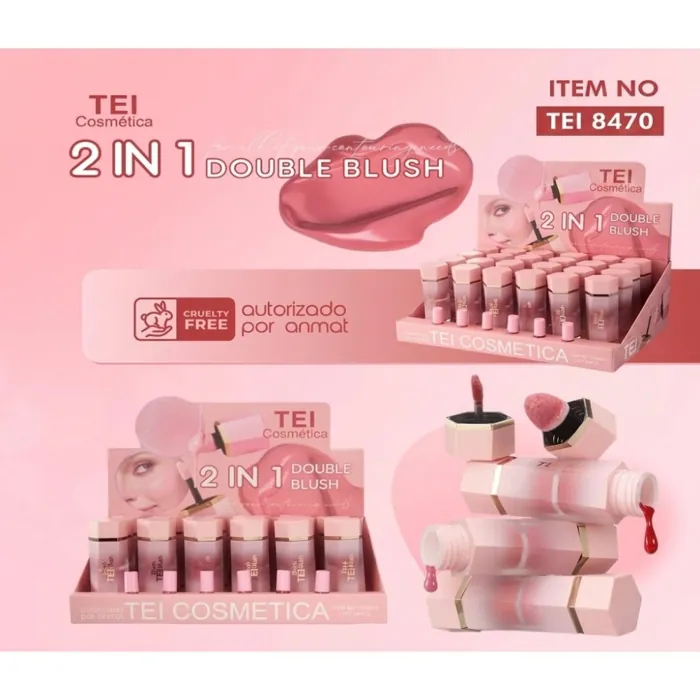 Rubor 2 en 1 Double Blush Doble Aplicador