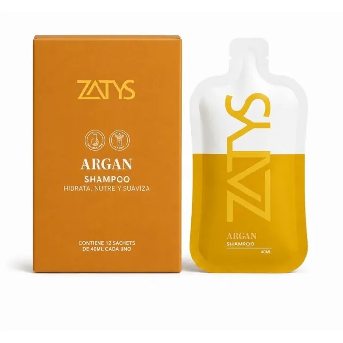 Sachet de Shampoo 40 ml de Argan para Viaje