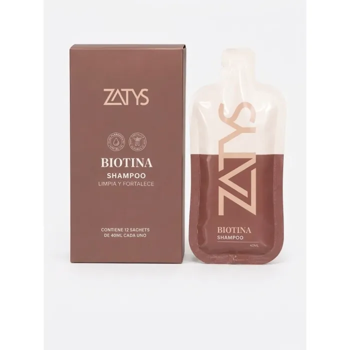 Sachet de Shampoo 40 ml de Biotina para Viaje